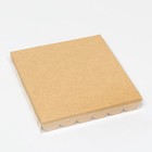 Коробочка для печенья, крафт, 21 х 21 х 3 см 7184431