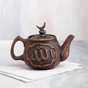 Чайник "Арабский", гончарный, красная глина, 0.8 л
