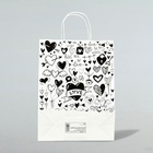 Пакет подарочный "Love you, angel", 24 х 10,5 х 32 см 7453262