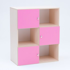 {{photo.Alt || photo.Description || 'Шкаф-стеллаж Алёнка, 810 × 1020 × 420, Дуб молочный/Розовый'}}