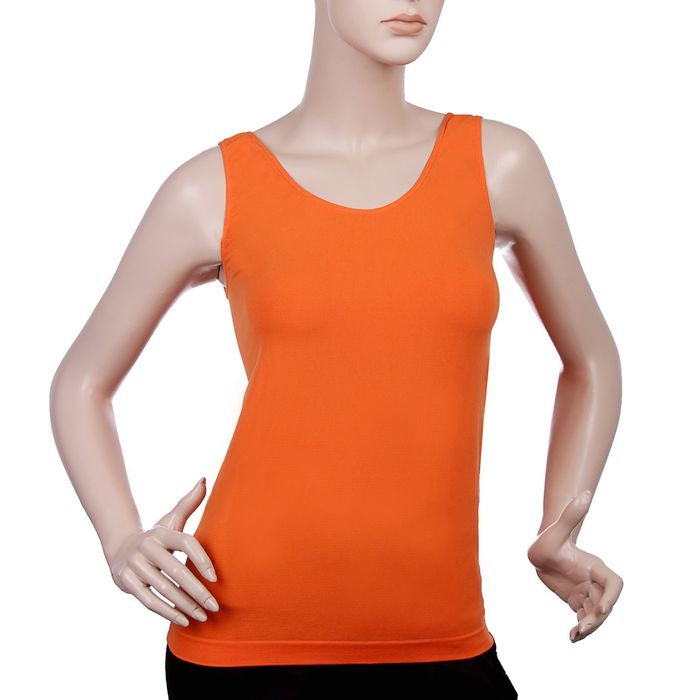 Майка женская бесшовная ARTG CANOTTA SCOLLO TONDO (orange, S/M)