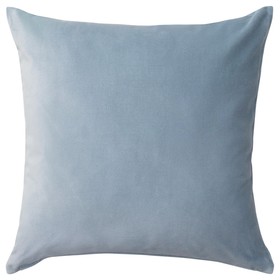 Чехол на подушку САНЕЛА, размер 50х50 см, цвет голубой