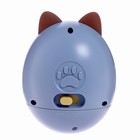 Музыкальная игрушка «Котик-неваляшка», звук, свет, цвет синий - фото 107857857