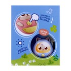 Музыкальная игрушка «Котик-неваляшка», звук, свет, цвет синий - фото 107857859