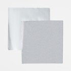 Фольга для конфет 10*10см 100шт., серебро 7119698