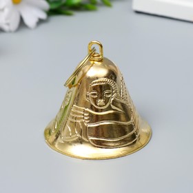 Колокольчик металл ′Пегас и будда′ золото 5,5х6х6 см в Донецке