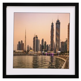 Картина "Вечерний Дубай" 50х50 см