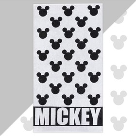 Полотенце махровое Mickey "Микки Маус", белый, 70х130 см, 100% хлопок, 420гр/м2