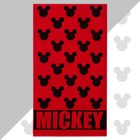 Полотенце махровое Mickey "Микки Маус", красный, 70х130 см, 100% хлопок, 420гр/м2