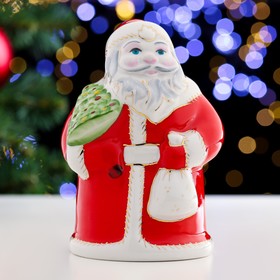 Сувенир "Дед мороз", высота 10 см, микс, фарфор