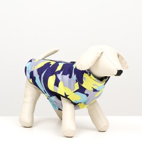 Куртка для собак  "Цветной бум", размер S (ДС 25, ОГ 37, ОШ 26 см)