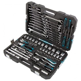 Набор инструментов Gross, 101 пред, 120 зубьев, CrV, 1/4", 1/2" 7436370