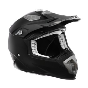 Шлем кроссовый, черный, матовый, размер L, MX315