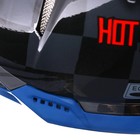 Шлем кроссовый, графика, синий, размер XL, MX315 5864289