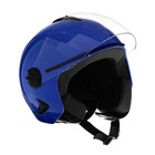 Шлем открытый с визором, синий, размер L, OF635 - фото 4323023