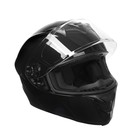 Шлем интеграл, черный, глянцевый, размер L, FF867 - фото 6828843