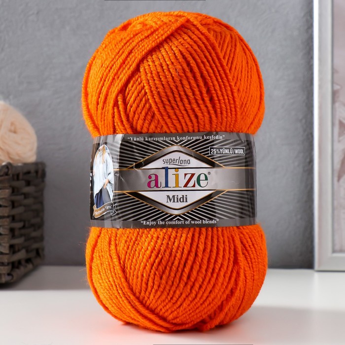 100g Yarn ALIZE Superlana Midi Mosaic 170m wool 25% acrylic 75% 100g Yarn ALIZE Superlana Midi Mosaic 170m wool 25% acrylic 75%