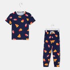 Пижама (футболка, брюки) KAFTAN "Food" рост  134-140 (36) - фото 800599335