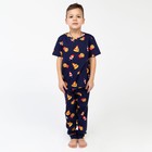 Пижама (футболка, брюки) KAFTAN "Food" рост  134-140 (36) - фото 800659877