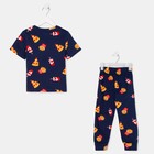 Пижама (футболка, брюки) KAFTAN "Food" рост  134-140 (36) - фото 800599339