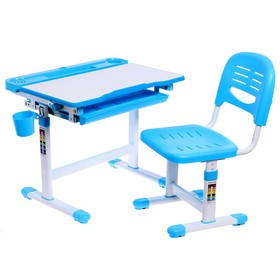 Набор мебели трансформер Cantare Blue, парта + стул