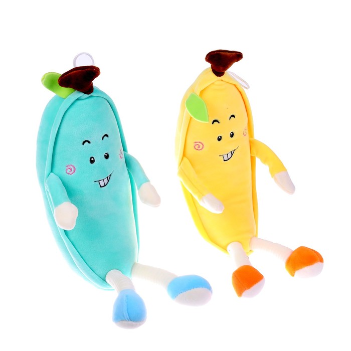 Плюшевая игрушка-подушка Банан с пледом 3в1