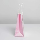 Пакет подарочный крафтовый «Цветок», 12 × 21 × 9 см 7000561