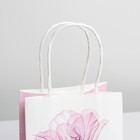 Пакет подарочный крафтовый «Цветок», 12 × 21 × 9 см 7000561