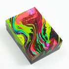 Коробка подарочная, крышка-дно, сборная "Текстура", 21 х 15 х 7 см 7488026