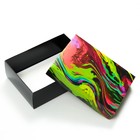 Коробка подарочная, крышка-дно, сборная "Текстура", 21 х 15 х 7 см 7488026