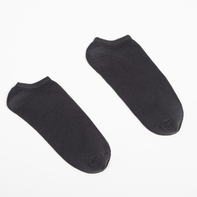 Носки мужские укороченные MINAKU, цвет графит, размер 43-46 (29 см)