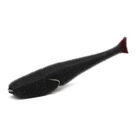 Поролоновая рыбка Lex Classic Fish CD 11 BB, черно/красная, Крюк 3/0, 11 см (уп 5шт)