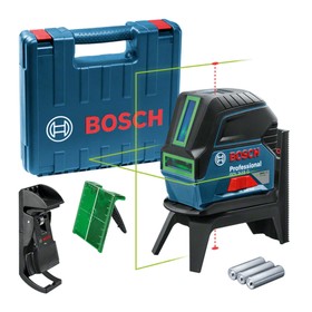 Нивелир лазерный Bosch GCL 2-15G + RM1 + BM3 clip + кейс, 2 плоскости