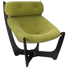 Кресло для отдыха Модель-11 770х760х970 Венге/ткань Verona Apple Green