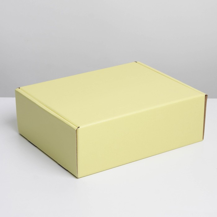 Коробка складная «Желтая», 27 х 21 х 9 см