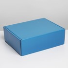 Коробка складная «Синяя», 27 х 21 х 9 см - фото 3914786