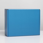 Коробка складная «Синяя», 27 х 21 х 9 см 7303386
