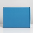 Коробка складная «Синяя», 27 х 21 х 9 см 7303386