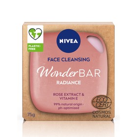 Твердое средство для умывания NIVEA WonderBAR Radiance для снятия макияжа, 75г
