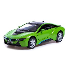 {{photo.Alt || photo.Description || 'Машина металлическая BMW i8, 1:36, открываются двери, инерция, цвет зелёный'}}