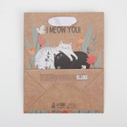 Пакет крафтовый вертикальный «Пушистого счастья», MS 18 × 23 × 8 см 7303777