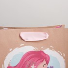 Пакет крафтовый вертикальный «Русалочка», MS 18 × 23 × 8 см 7303788