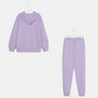 Костюм женский (толстовка и брюки) MIST, р. 44-46, лиловый - фото 800662622