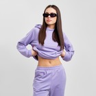 Костюм женский (толстовка и брюки) MIST, р. 52-54, лиловый - фото 800823570