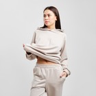 Костюм женский (толстовка и брюки) MIST, р. 52-54, бежевый - фото 800619219