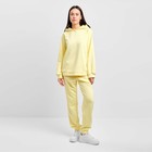 Костюм женский (толстовка  и брюки) MIST, р. 48-50, желтый - фото 802420339