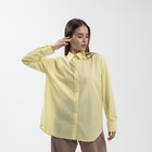 Рубашка базовая SL, оверсайз 50-52, лимонный - фото 7956258