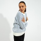 Джемпер женский MINAKU цвет джинс/белый, размер 44 - фото 17572