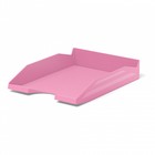 Лоток для бумаг горизонтальный ErichKrause Office, Pastel, розовый - фото 4363903
