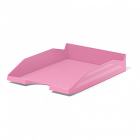 Лоток для бумаг горизонтальный ErichKrause Office, Pastel, розовый